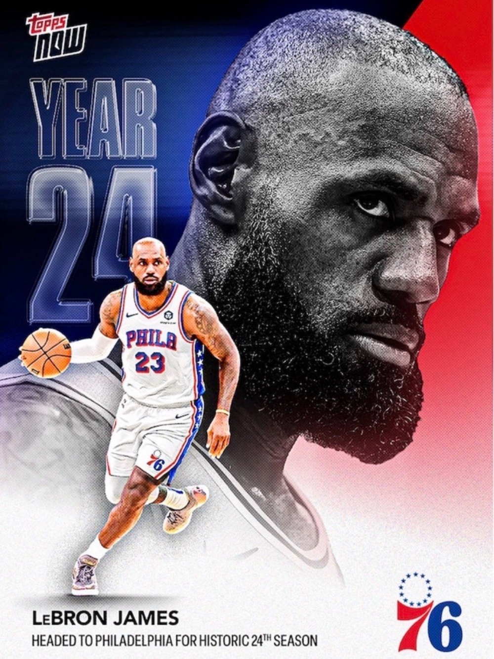 LeBron James - 2026-27 NBA Topps NOW - Card OS03 new mint
TOPPS NOW® celebrates